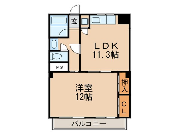 コンセール東山の物件間取画像